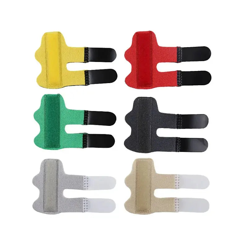 Fingers Braces Sleeve Soft Immobilizer Hand Splint Support Ring Reusable Self-Adhesive Adjustable Hook and Loop