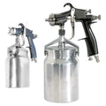 Pneumatic Spray Gun HP Nozzle 1.3mm Aluminium Tank 1000ml Suction Feed OEM Customizable 5bar Pressure for Car Painting