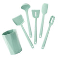 Kitchen Cooking Tools Heat Resistant Silicone Utensils Tools Set Silicone Cooking Kitchen Utensil Set 6 Pieces Cookware Set