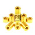 M2.5 Length 2~60mm Copper Spacer Stud Spacing Screw Thumb Nut Female Thread Double Pass Hollow Pillars PCB Round Brass Standoff
