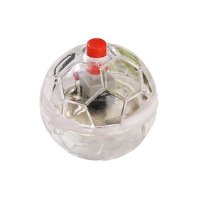 Transparent LED Glowing Cat Toy Balls Motion Activated Interactive Pet Chew Toy Small Indoor Dog Running Activity Supplies Toy