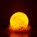 AGQ Ageqi LED Mini Moon Lamp Night Light Kids Gift Switch Control Brightness 3D Printed Warm Cool White