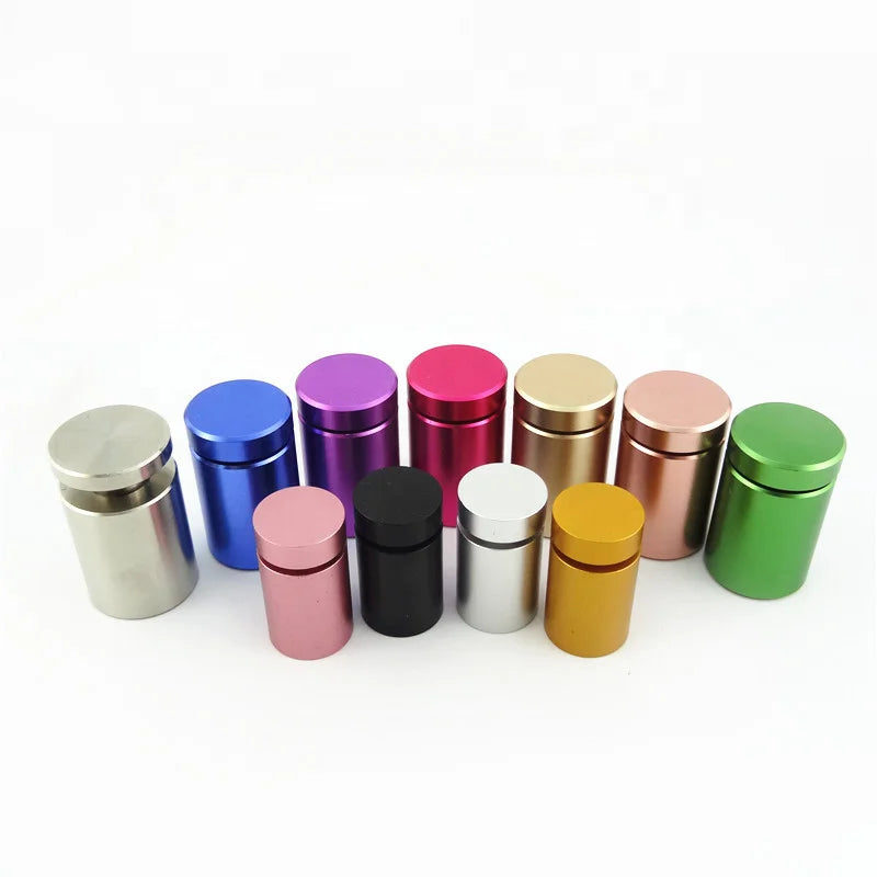 HXL Brand HXL-A707 Round Aluminum Color Anodized Mounting Decorative Spacer Sign Standoff with 12-30mm Diameter