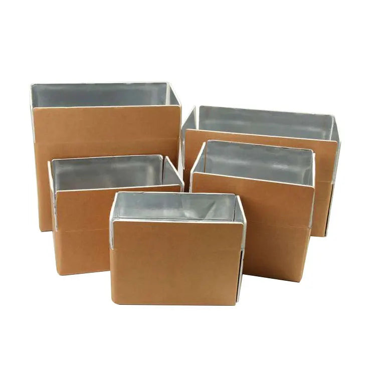 Custom Corrugated Transporting Chill Insulated Bubble Paper  Shipping Boxes with Aluminum Foil Liner for Frozen Food Delivery