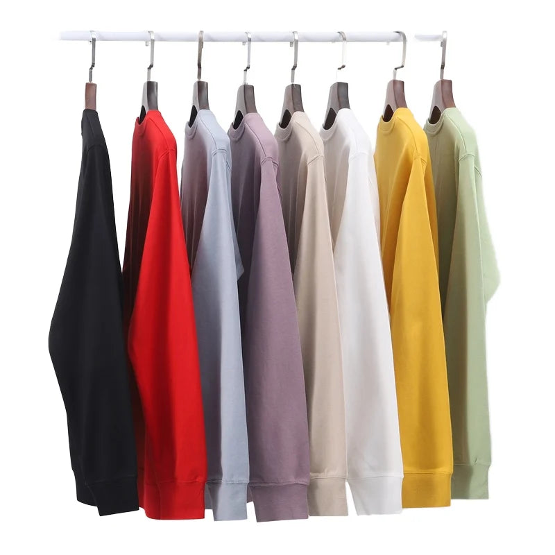 Clothing Manufacturer Wholesale Supplier Private Label Custom 300g Letter Embroidery Printing Crew Neck Mens Hoodies&Sweatshirts