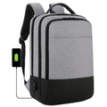 Customized LOGO Travel School Bags Wholesale Big Capacity Smart USB Laptop Bag Other Backpack for Men College Bag Mochila Black
