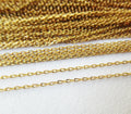 Tiny Brass Link Chain 0.75x1mm Jewelry Making Finding