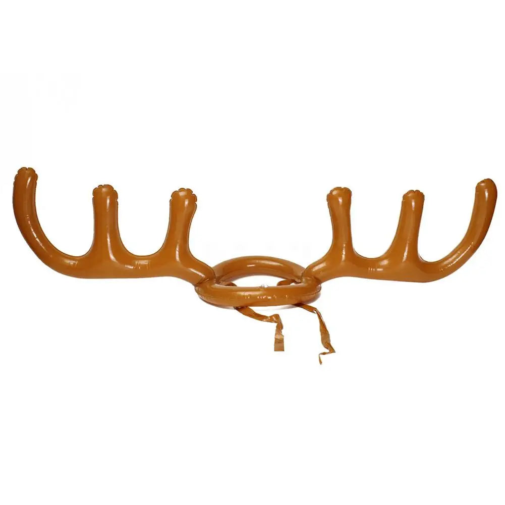 Waterhan FTY8758D Inflatable Santa Funny Hat Reindeer Antler Headgear Exercise Ball PVC 105cm 20kg+ Capacity