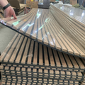 Wholesale Modern Fire Resistant Eco-Friendly Interior Wall Wooden Slatted Sound Absorption MDF Slat Board Veneer Pet Wood