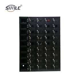 SMILE Customizable Smart Parcel Lockers Face Recognition Electronic Lock Waterproof Metal Cabinet ISO Certified for Supermarkets