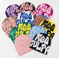 Adult Acrylic Jacquard Knitted Beanie Hat Bonnet Unisex Character Running Sports Beach Travel Custom Logo Digital Printing Women