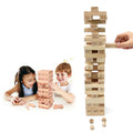 Uaincube Wooden Early Learning Logging Digital Layer Stacking Small Building Blocks Stacking High Creative Tabletop Game