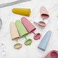 Custom Logo Reusable Food Grade Diy Ice Maker Frozen Pop Popsicle Ice Cream Mold Silicone