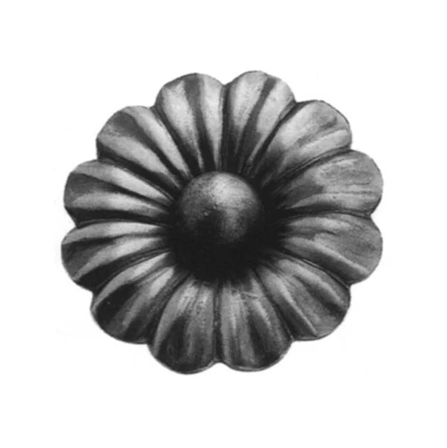 Ornamental Iron Elements Wrought Iron Components Flowers for Stair Handrail Gate Fence Parts