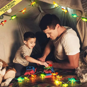 Led Light-up Toy Party Decor Best Seller 2025 Children Kid Bedroom Birthday Gift Jurassic Dinosaur String Light-up Toys