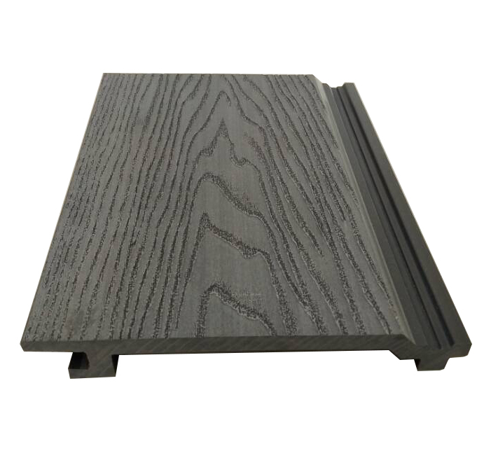 Wpc Solid Wall Cladding Panel Wpc Wall Panel Outdoor 3D Embossing Anti-UV Waterproof Wood Plastic Composite Wall Cladding Price