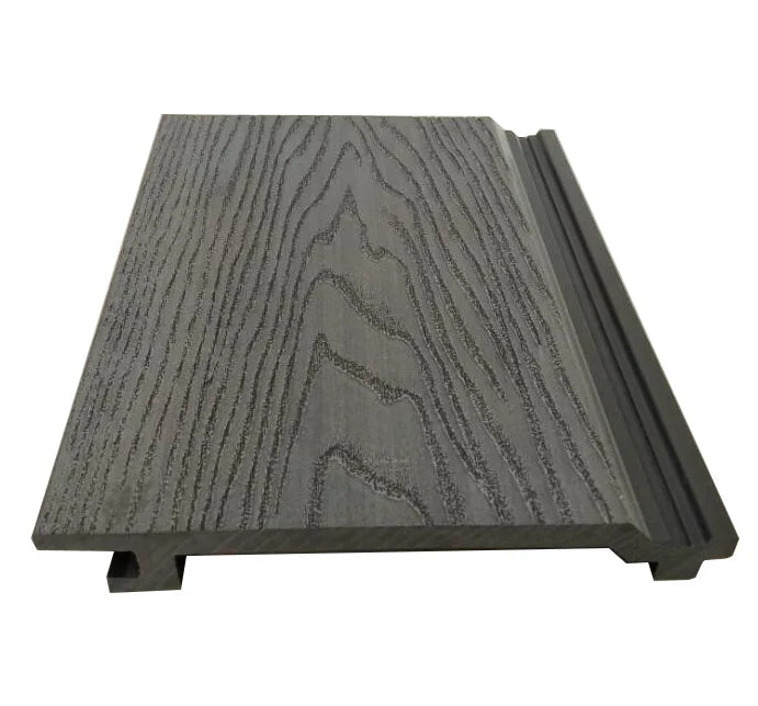 Wpc Solid Wall Cladding Panel Wpc Wall Panel Outdoor 3D Embossing Anti-UV Waterproof Wood Plastic Composite Wall Cladding Price
