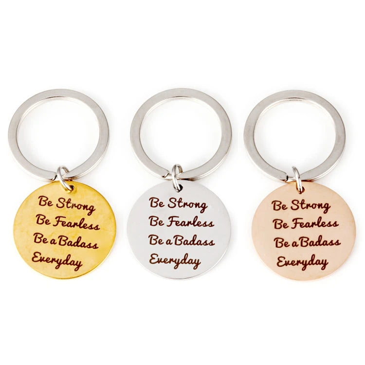 New Release DIY Customizable Stainless Steel Guitar Picks Tags Metal Keychains Vintage Fashion Cartoon for Personalization