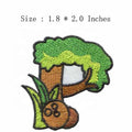 Custom Embroidered Twill 3D Patches 2" High Iron-On for Garment Accessories Kids Animal Design Machine Embroidered