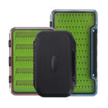 WEIHE 3 Sizes Fly Fishing Hook Box Black Green Storage Box Fishing Tackle Box Fishing case