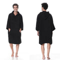 Surf Poncho Cotton Hooded Beach Towels Changing Towel With Hood and Pouch Surf Robe Beach Poncho