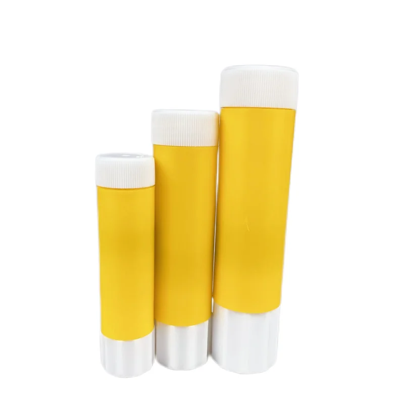 Glue Stick Tube 8/15/21/36g Kids Coloured Empty Glue Stick Lip Balm Tubes Plastic Deodorant Container