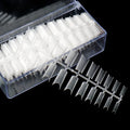 Hot Selling Trapezoidal Extended ABS Nail Patch 500 Pieces Per Box Scratchless French Fake Nail Art Popular Europe's Nail Salons