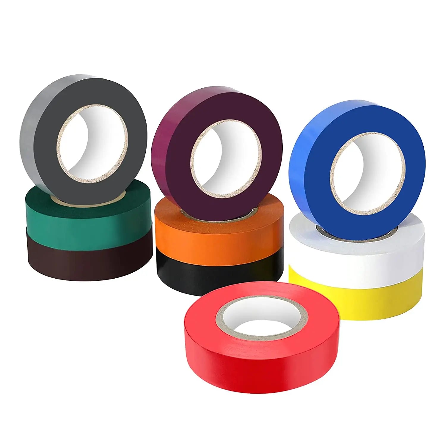 Flame Retardant Vinyl Electrical Tape Large Roll Air Conditioning Pipe Tape PVC Electrical Insulation Tape