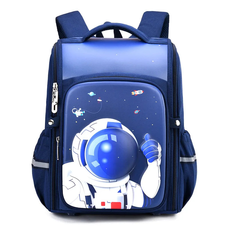 2023 Fashion Cartoon Space Bag Students 1-6 Grade Mochila Escolar Spine Care Shoulder Bag Book Bags for School