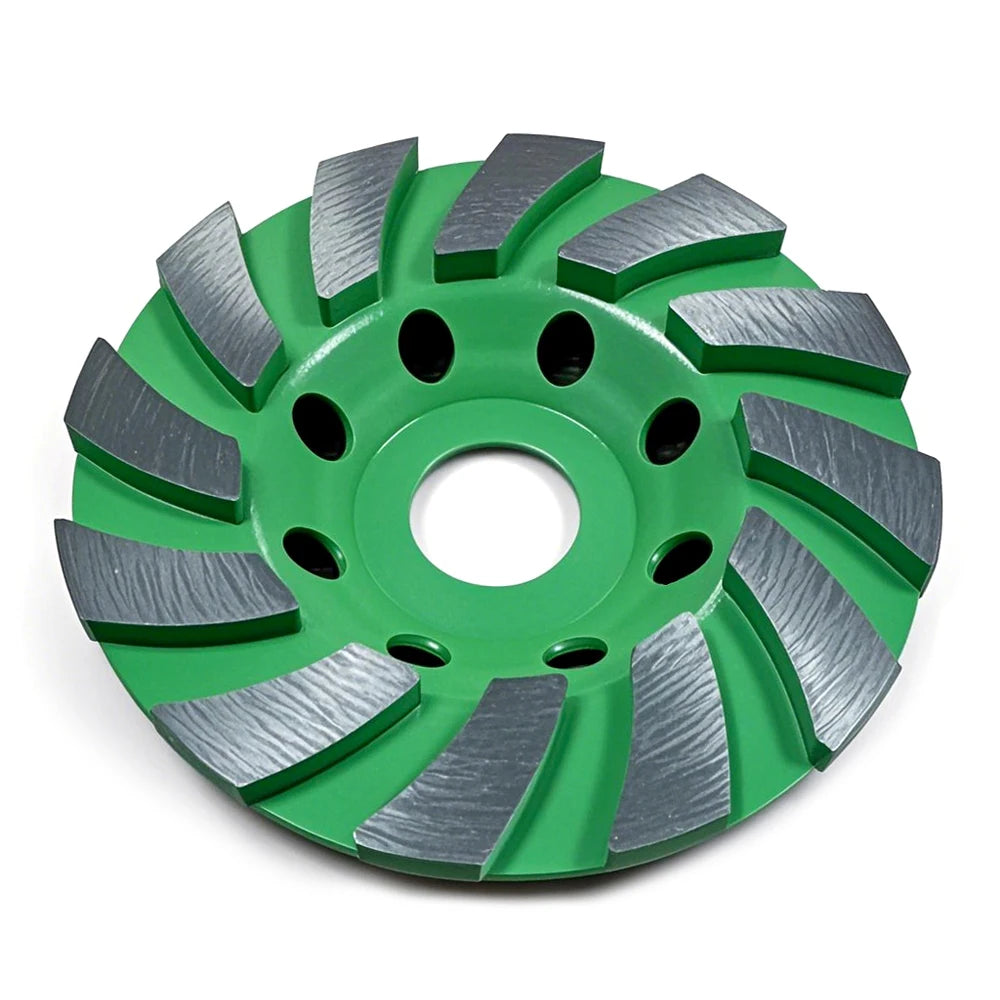Turbo Segment Diamond Cup Grinding Wheel for Concrete Granite Marble Masonry Brick Angle Grinder Disc for Surface Grinding Tool