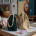 Multi-Function Corduroy Drawstring Daily Bag Corduroy Drawstring Bags With Rope Handle