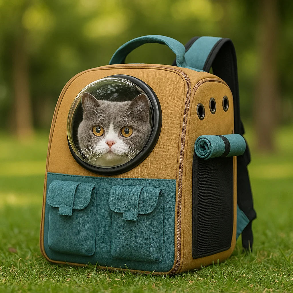 Bag Fashion Pet Carries Dog Tote Backpack Large Capacity Breathable Sturdy Pet Carries Cat Bag