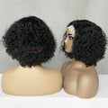 100% Human Hair 4X4 Closure Lace Short Luxury Curly Wig for Black WomenCut From Raw Vietnamese Hair Healthy Single Donor