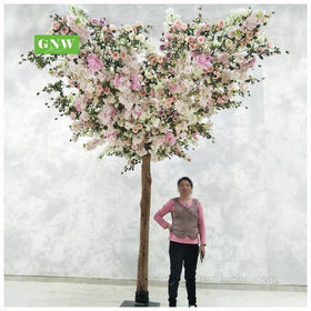 GNW 2022 Wedding Table Green Plants Cherry Blossom Wisteria Centerpiece Large Artificial Flower Tree