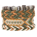 Boho Style Hand-Woven Women's Wrap Bracelet Fashion Jewelry for Friendship