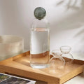Online Wholesale Bedside Water Carafe and Glass Set 2 Pcs Glass Drinking Set with Jug  Art Pitcher