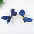 New Arrivals Natural Gemstone Ornament Electroplating Black Tourmaline Crystal Dragonfly