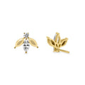 LOZRUNVE Bohemian Jewelry Korean Minimalist Insect Bee Shape Cute Stud Earring 925 Silver