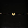 Korean INS Pure 925 Sterling Silver Thin Chain Minimalist Mini Heart Shaped Bracelets for Women Girls Jewelry