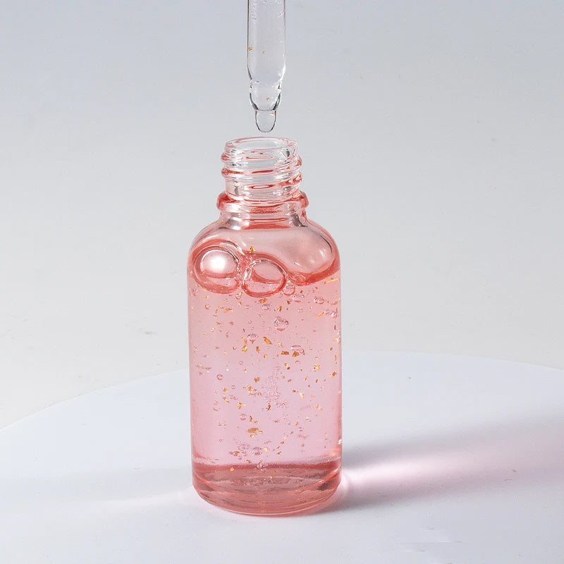 Top Sell Private Label Skin Care Organic Illuminating Rose Gold Serum Moisturizing Rose 24k Gold Facial Serum