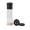 Customized 340ml Manual Pepper & Salt Grinder Eco-Friendly Plastic & Ceramic Core Kitchen Spice Mill PC Material