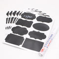 48Pcs/Set Waterproof Chalkboard Kitchen Spice Label Stickers Home Jars Bottles Tags Blackboard Labels Stickers