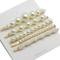 Elegant White Pearl Hair Clip Sweet Girls Sweet Hairpin Cute Edge Hair Clips Fashion Styling Tools