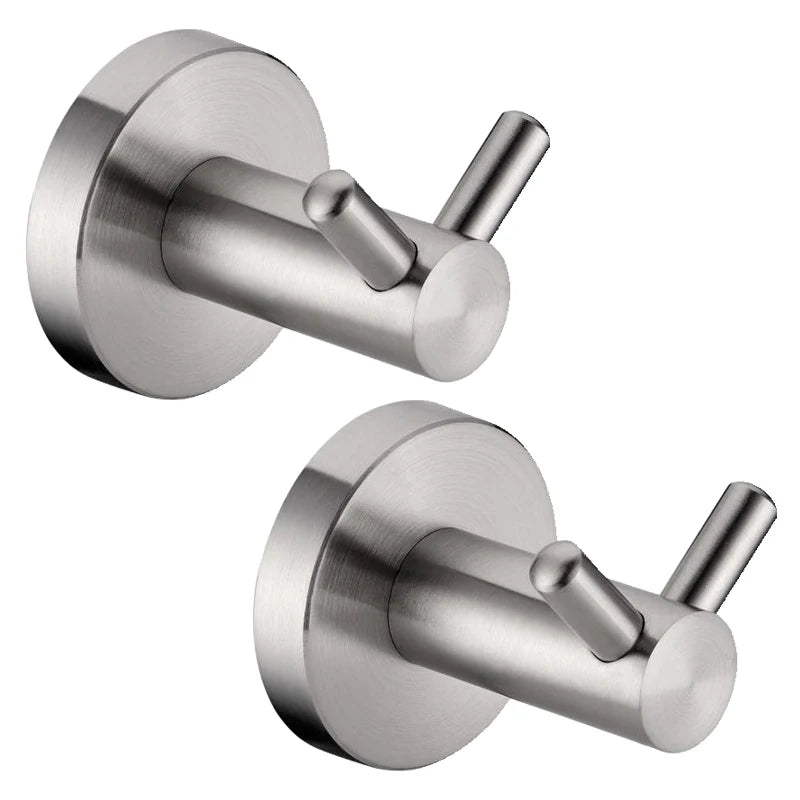 Household Wall Mounted Screws or Adhesive Sticker Fixing Towel Coat Robe Hook