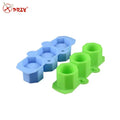 3 Cavities Silicone Mold Making Concrete Cement Vase Ice Cup Ice Bucket Aromatherapy