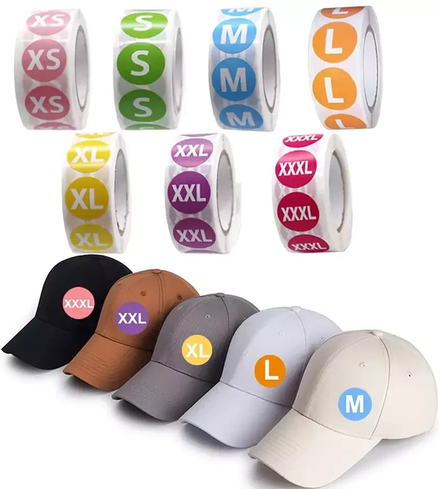 Custom Design Printing Self Adhesive T Shirt Clothing  Size Waterproof Logo Sticker Private Label