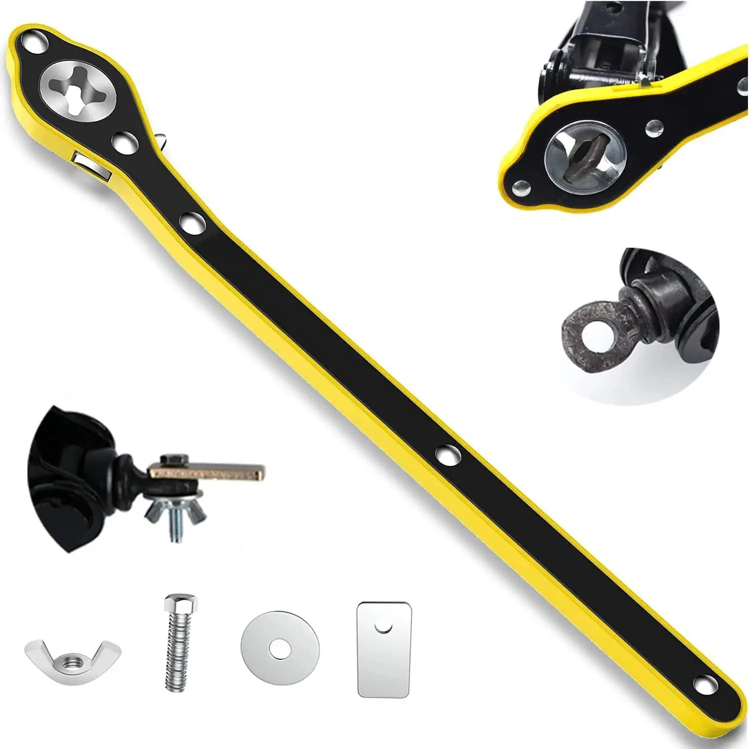 YUHANG DIY Garage Wheel Lug Jack Ratchet Wrench Metric Measurement System for Motorcycle Car SUV Other Vehicles OEM Customized