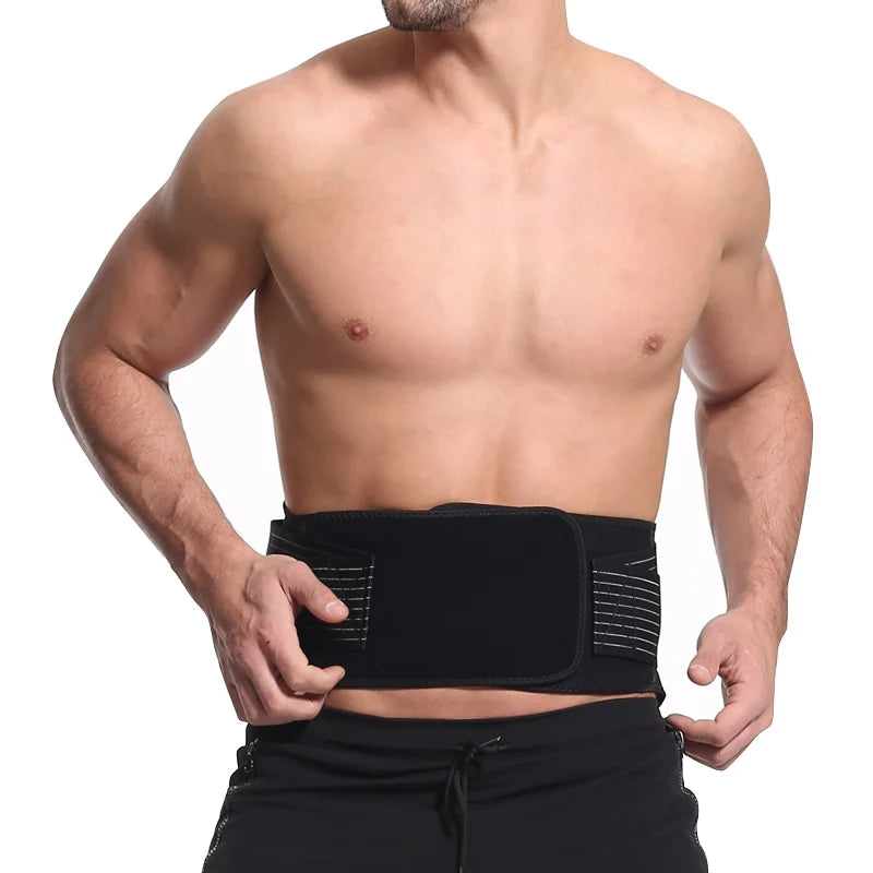Aolikes 7985 Adjustable Weight Lifting Belt Waist Trimmer Comfortable Elastic Waist Belt Slimming Back Support Brace 2024