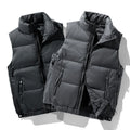 Latest Waistcoat Design for Men With Custom Logo Duck's Down Filling Practical Outdoor Sleeveless Puffer Jackets