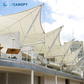 Wholesale Outdoor Landscape Tensile Canopy Umbrella Fabric Strength Membrane Structure Walkway Fabric Tensile Structure